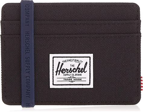 herschel supply co. men's charlie rfid blocking card holder wallet|Herschel charlie rfid men.